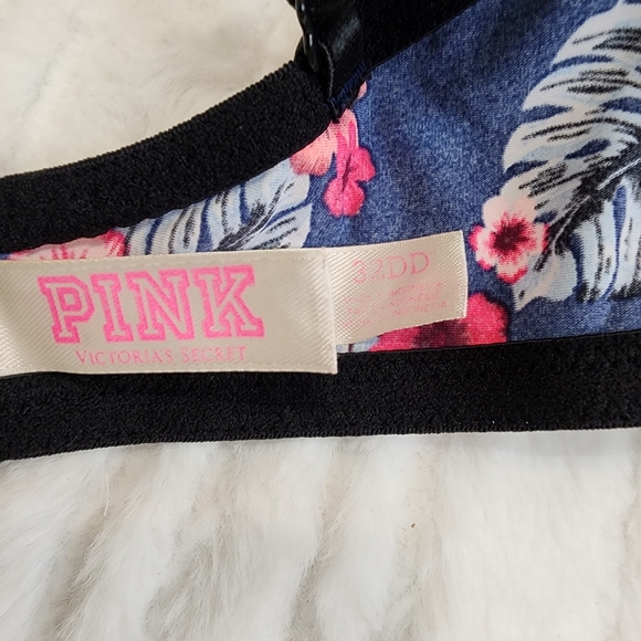 Victoria's Secret Pink Wear Everywhere Lightly Lined Double Wear Size 32DD - Picture 12 of 13